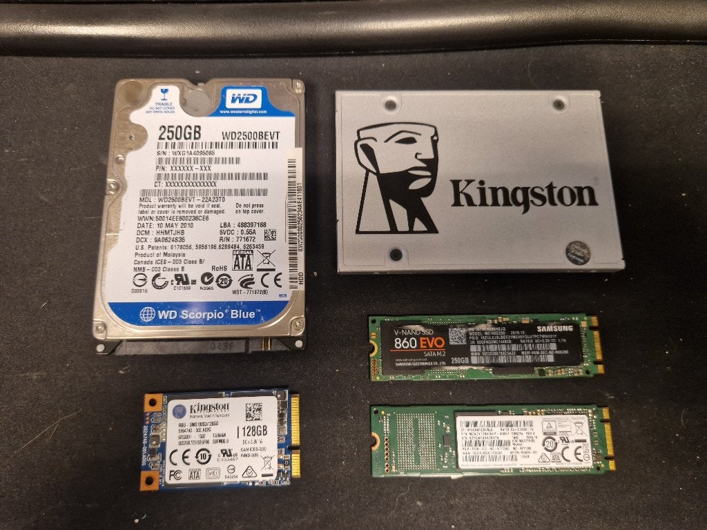 128GB SSD M2 SATA €12,50, Geen, Refurbished, Ophalen of Verzenden, Laptop