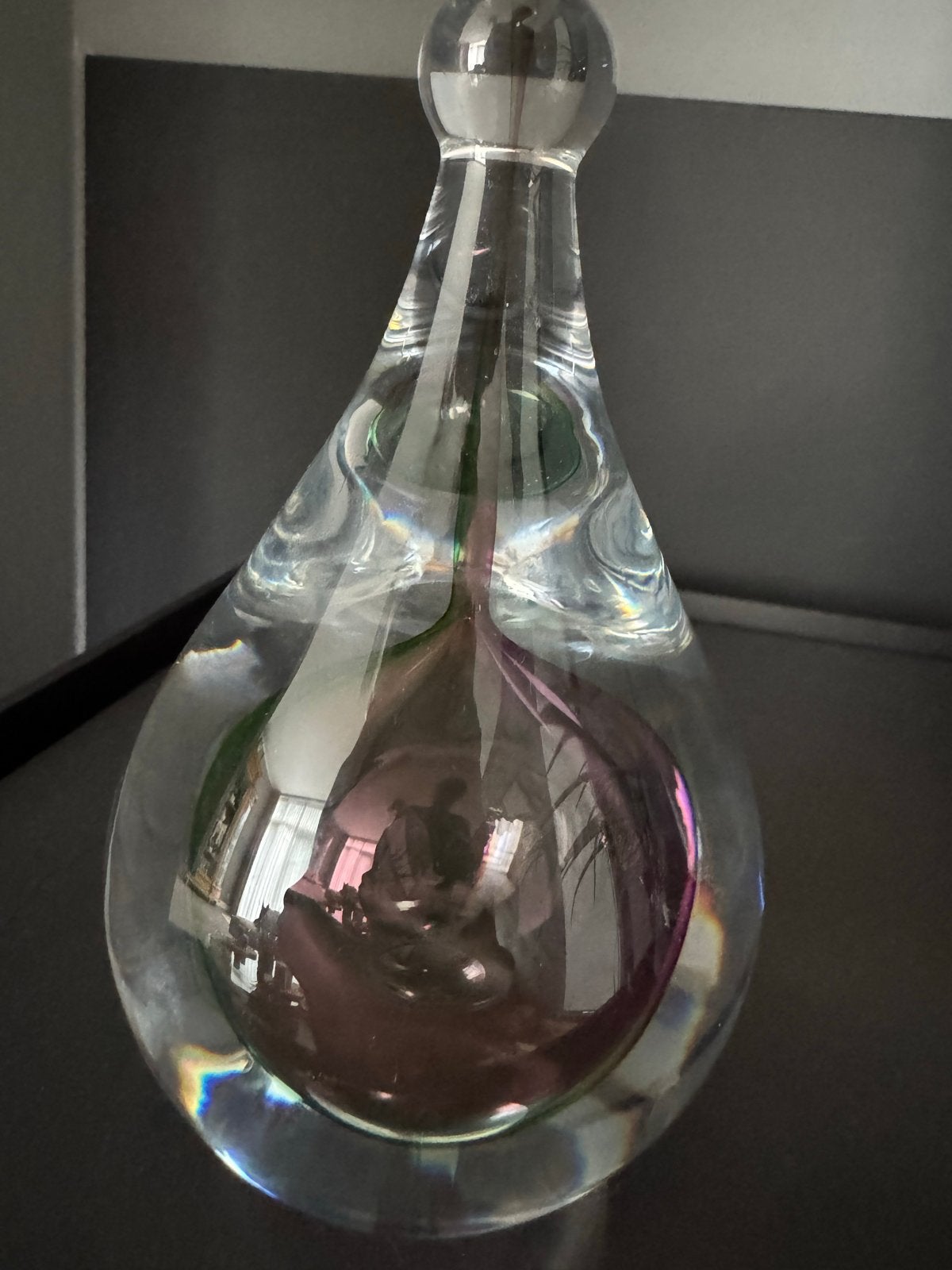 Royal Leerdam serica water prisma Gesigneerd, Verzenden
