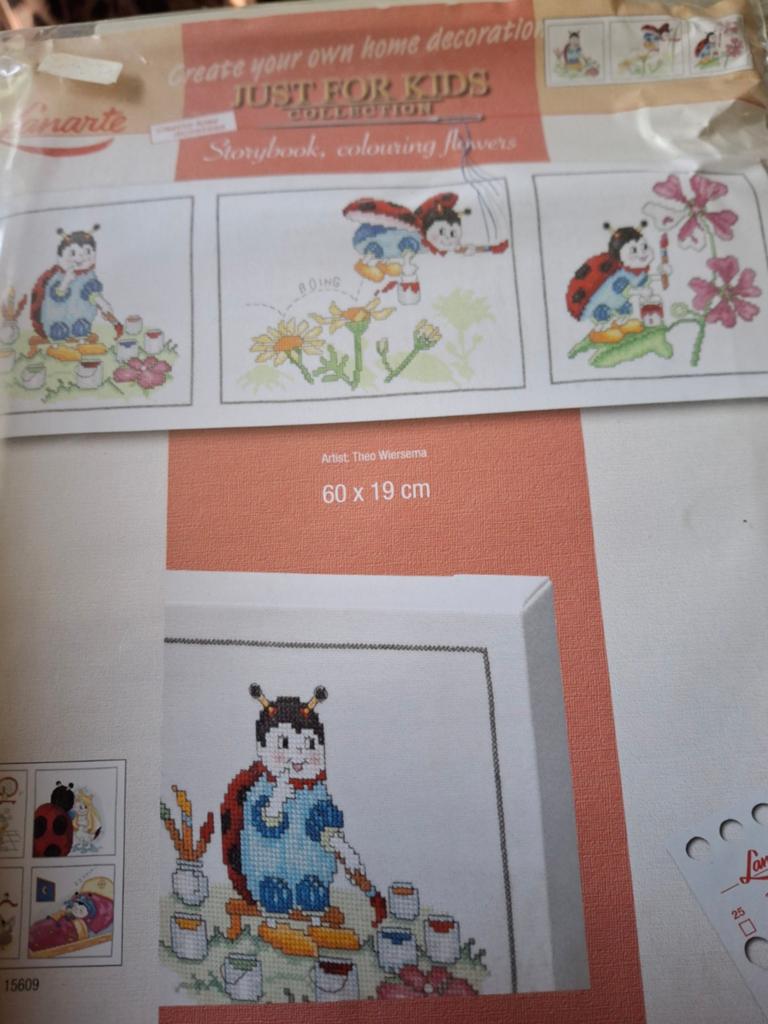 Storybook -colouring flowers, Ophalen of Verzenden, Nieuw, Borduurpakket