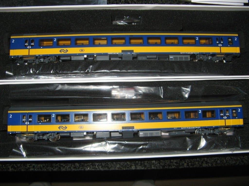 LS Models, tweedelige set ICR-rijtuigen Benelux stam 16436, Wisselstroom, Ophalen of Verzenden, Märklin, Nieuw
