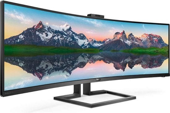 Philips curved 498P9 superwide curved LCD scherm, HDMI, 3 tot 5 ms, Curved, Philips Brilliance 220S L