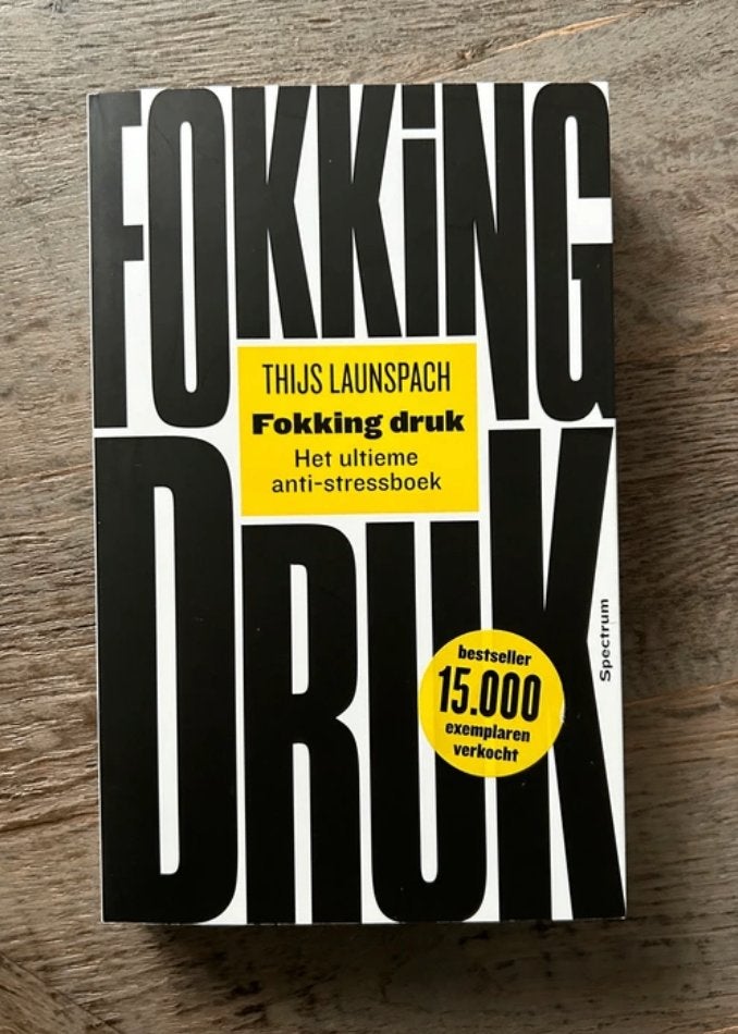 Boek Fokking druk, Thijs Launspach, Ophalen of Verzenden, Zo goed als nieuw