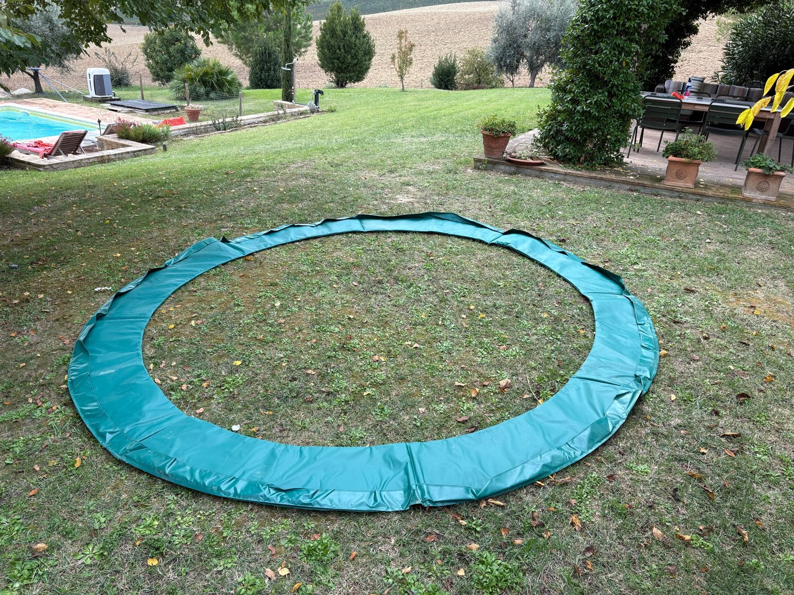 BERG Trampoline Beschermrand Favorit - Groen, Ophalen of Verzenden, Zo goed als nieuw