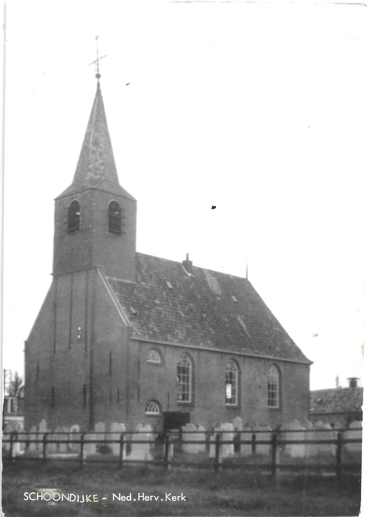 AK Schoondijke - Ned. Herv. Kerk, Verzenden, 1960 tot 1980, Ongelopen, Zeeland