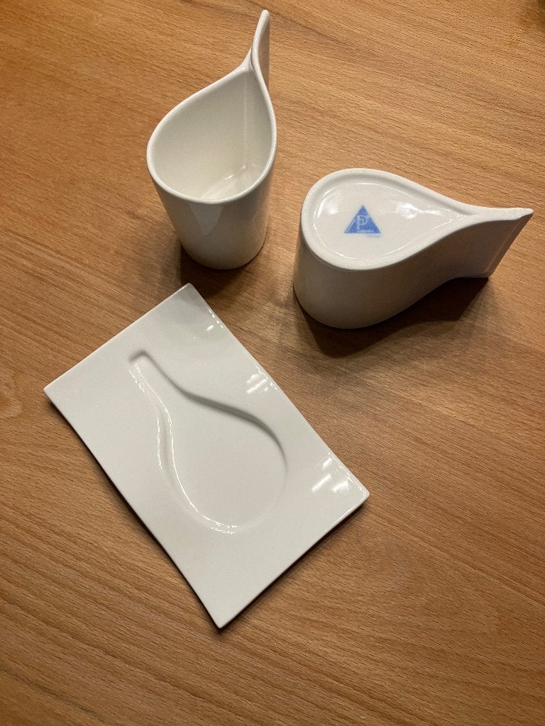 design 6 delig koffieservies, Keramiek, Nieuw, Ophalen of Verzenden, Modern
