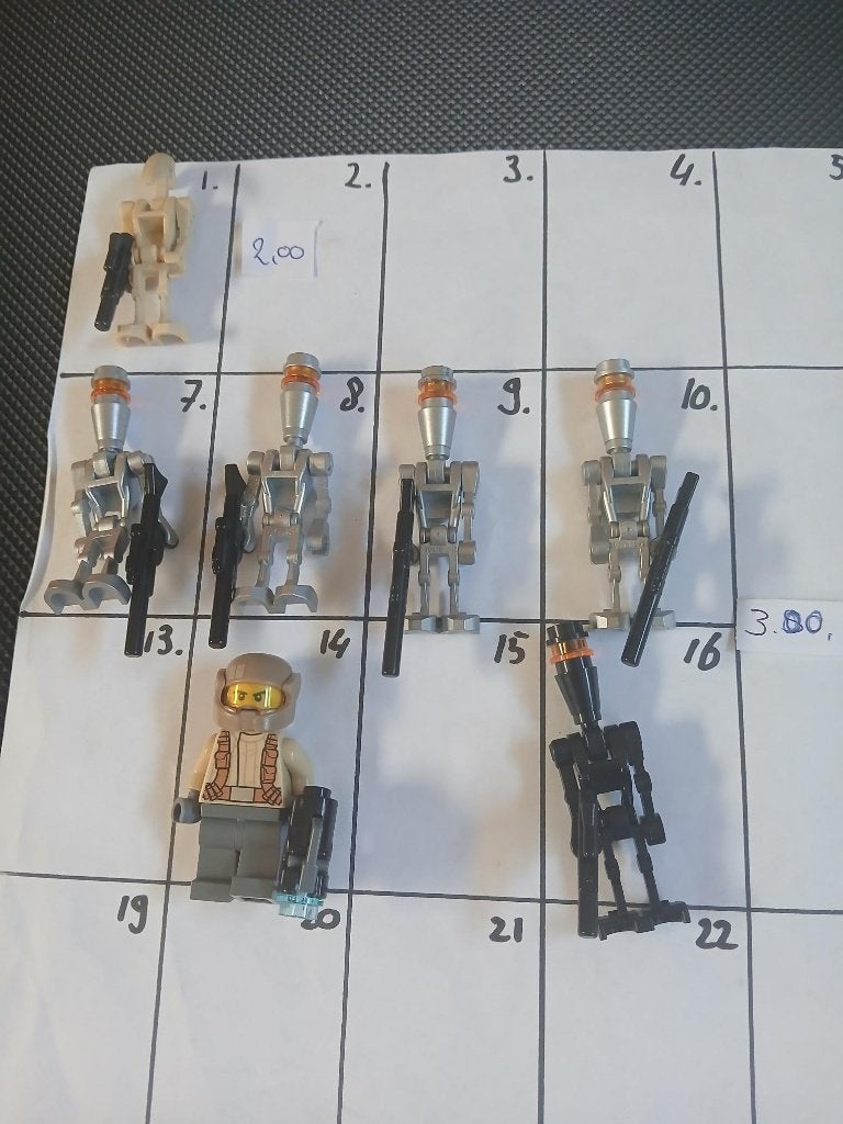 Diverse lego star wars poppetjes, Ophalen, Gebruikt, Minifiguur, Lego