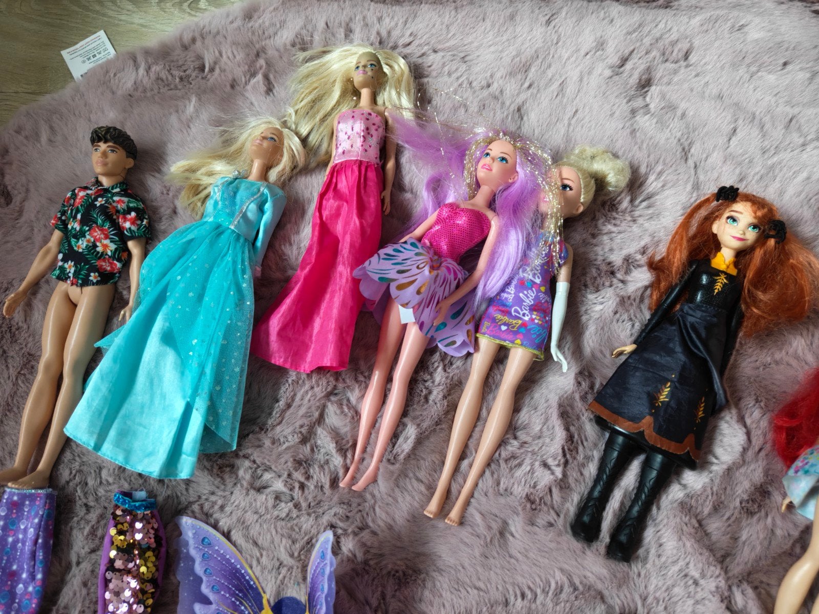 diverse barbies (frozen ed), Ophalen of Verzenden, Gebruikt