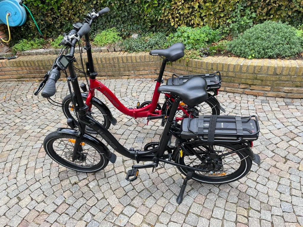 Wisper 806, lichtgewicht opvouwbare elektrische fietsen, Fietsen en Brommers, 20 inch of meer, Heren, Versnellingen, Zo goed als nieuw