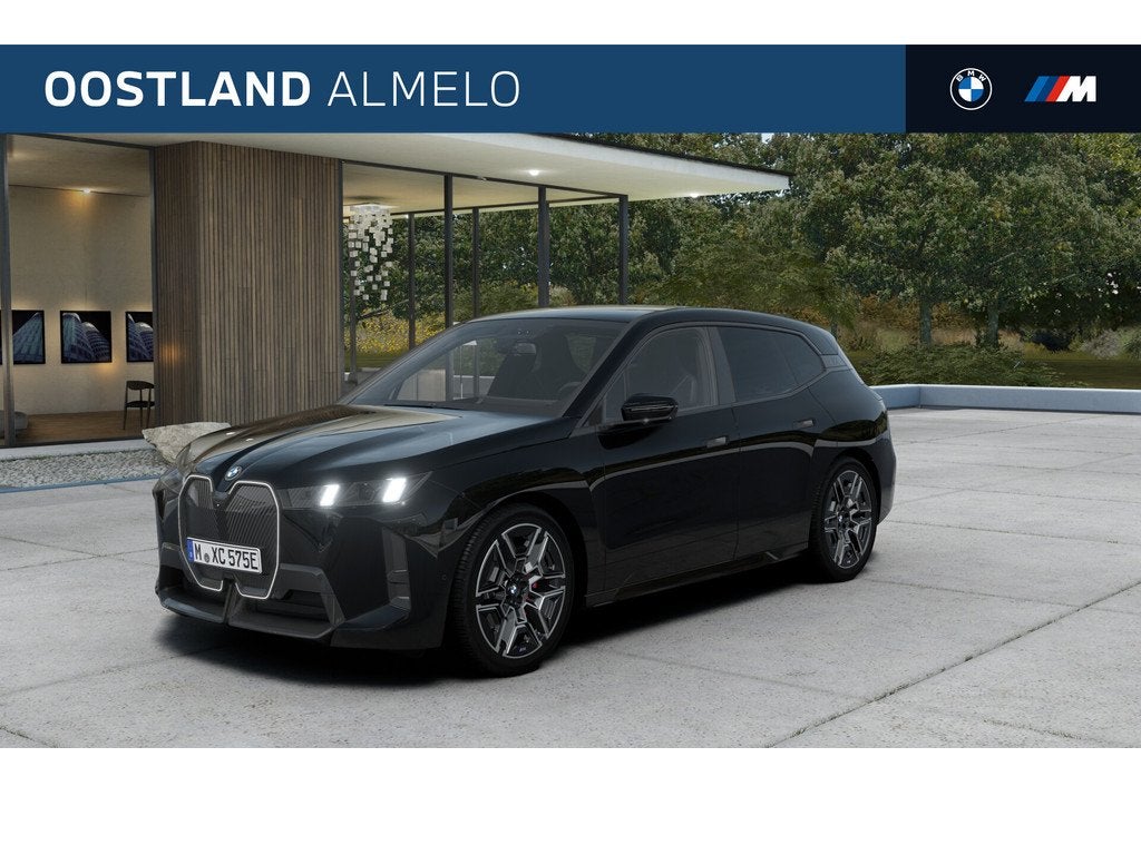 BMW iX xDrive45 M Sport / Trekhaak / Parking Assistant Profe, Auto's, BMW, Automaat, Zwart, IX, Zwart