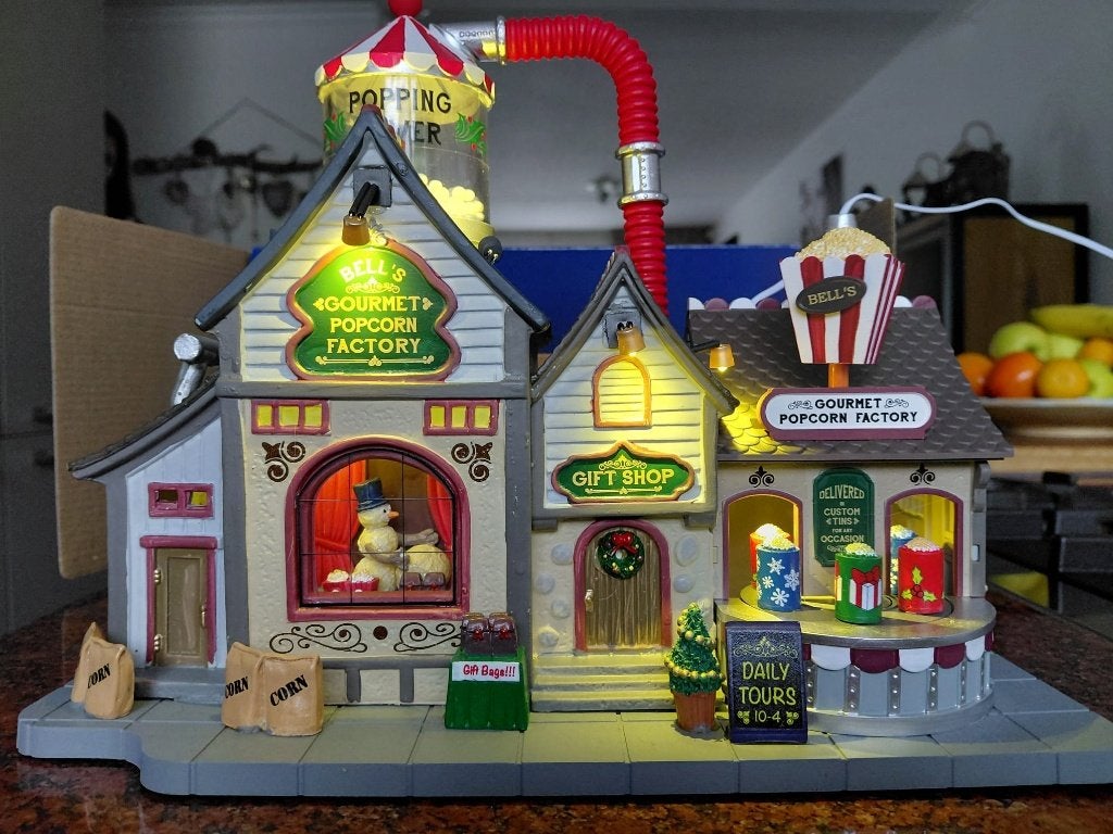 Lemax Bell's Gourmet Popcorn Fabriek, Ophalen of Verzenden, Nieuw