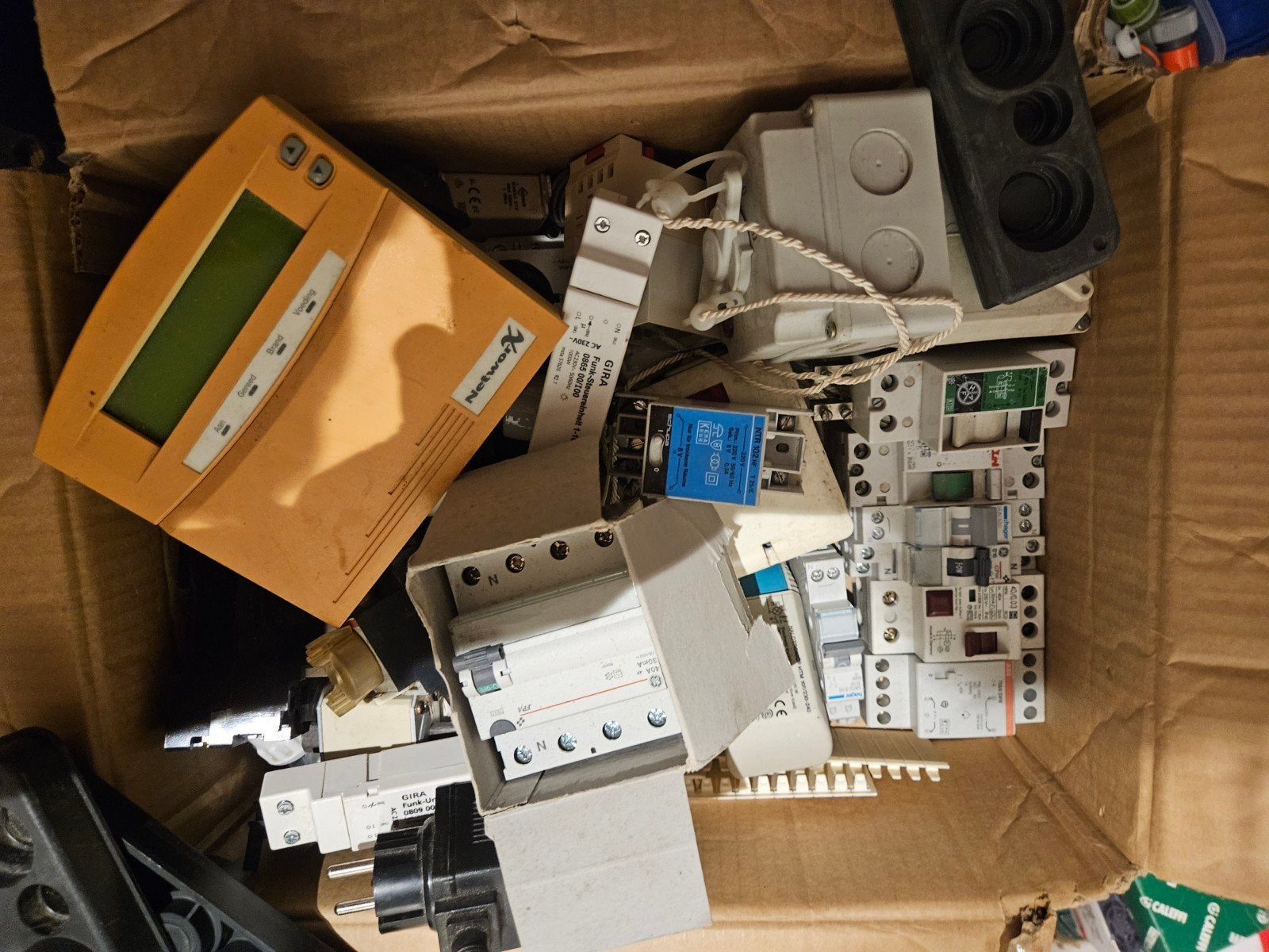 Grote partij elektramateriaal / domotica (Gira, NetworX), Ophalen of Verzenden, Gebruikt, Gira, Overige typen