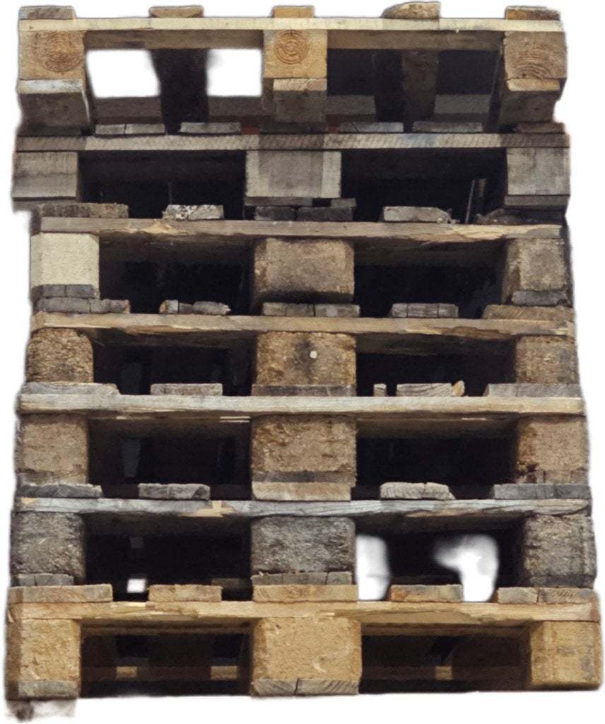 pallets, Doe-het-zelf en Verbouw, Hout en Planken, Ophalen, Gebruikt, Pallet, Minder dan 200 cm