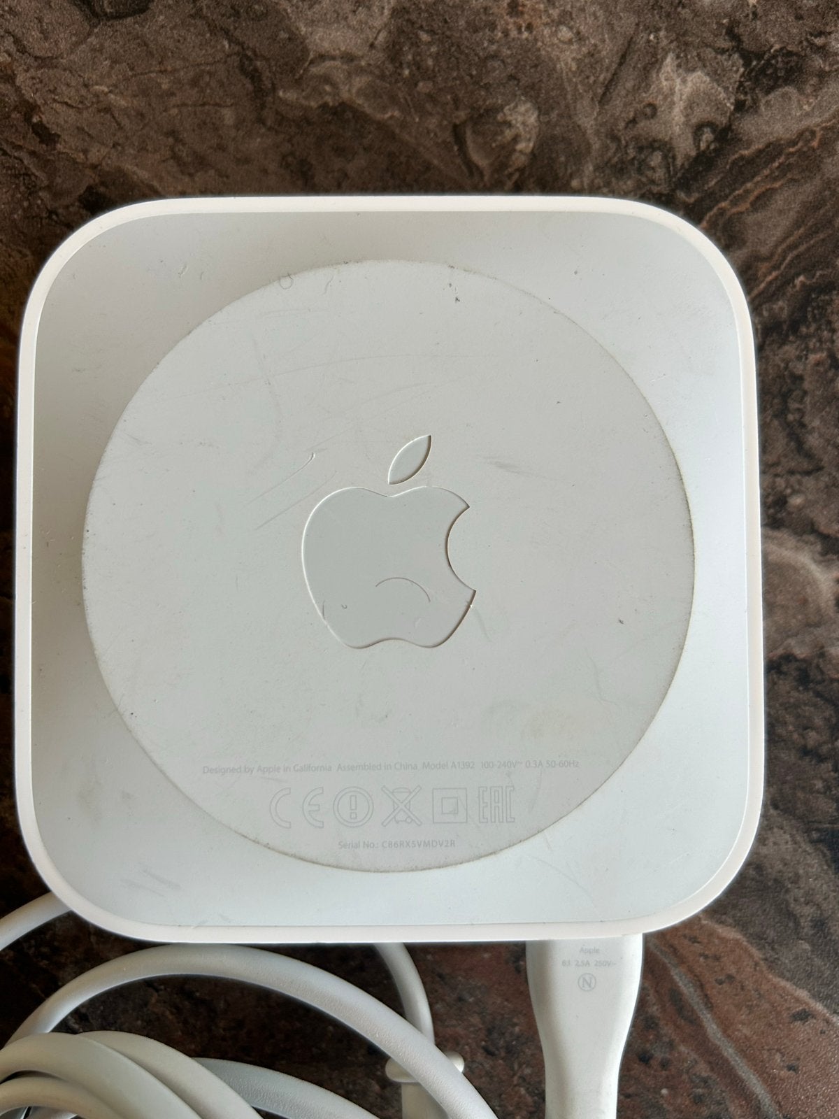 Apple AirPort Express A1392 Router met audio output, Computers en Software, Routers en Modems, Ophalen of Verzenden, Gebruikt