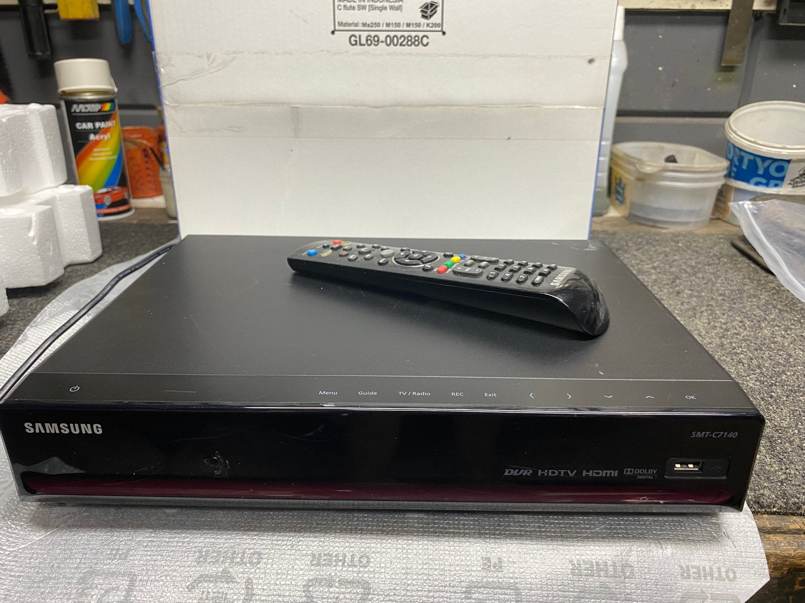 Samsung SMT-C7140B HD Kabelontvanger met 500GB HDD, Ophalen of Verzenden, Gebruikt, Harddiskrecorder