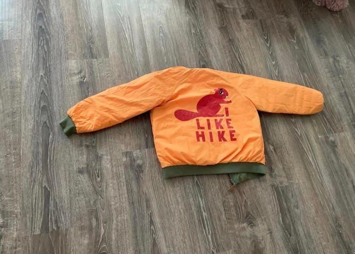Mini Rodini Omkeerbaar kinderjasje met print, Ophalen of Verzenden, Gebruikt, Jongen of Meisje