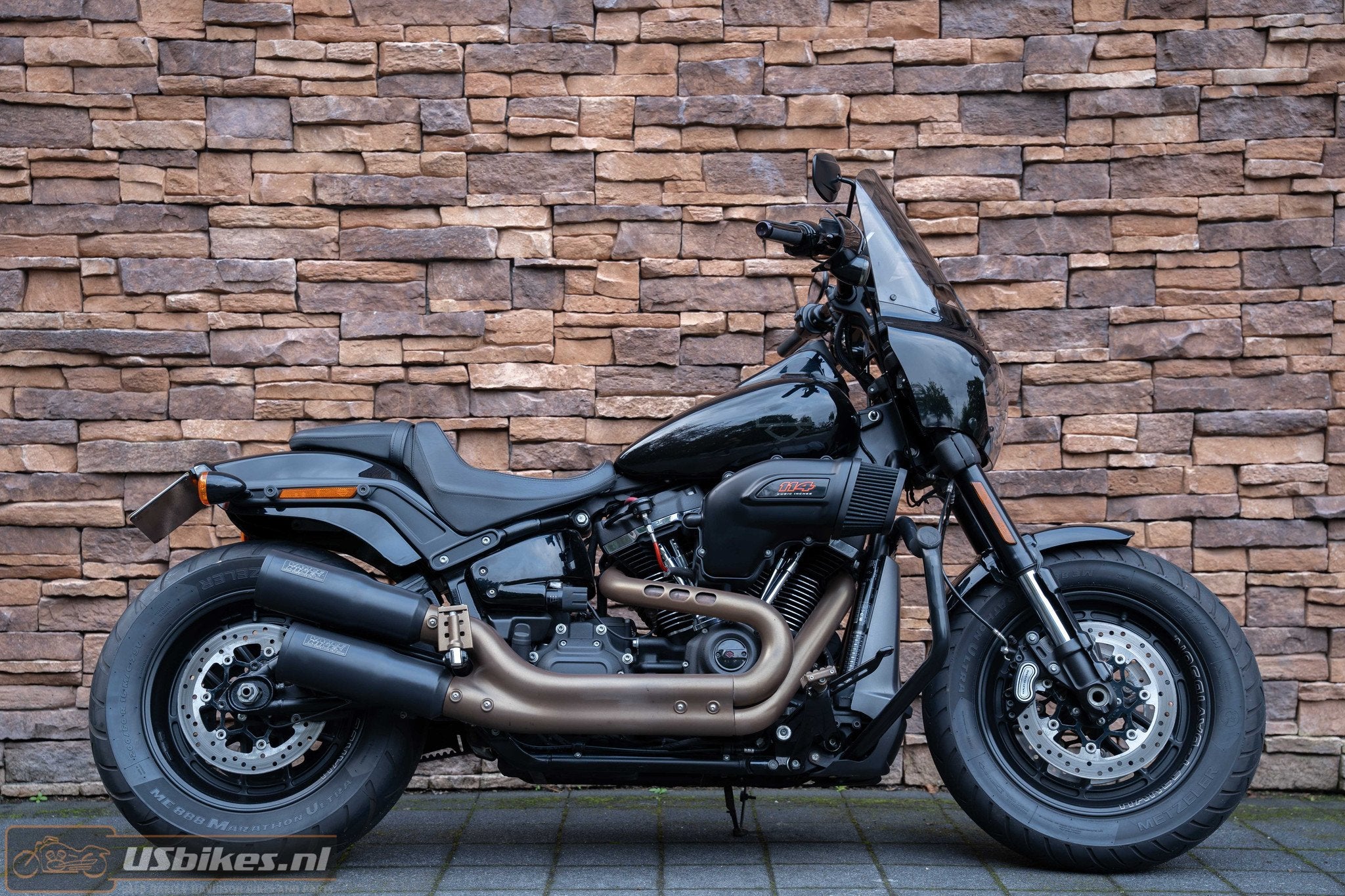 Harley-Davidson FXFBS Fat Bob Softail 114 Clubstyle NL-motor, Motoren, Info@harley-davidson.com, Harley--Davidson, Gebruikt, Bedrijf