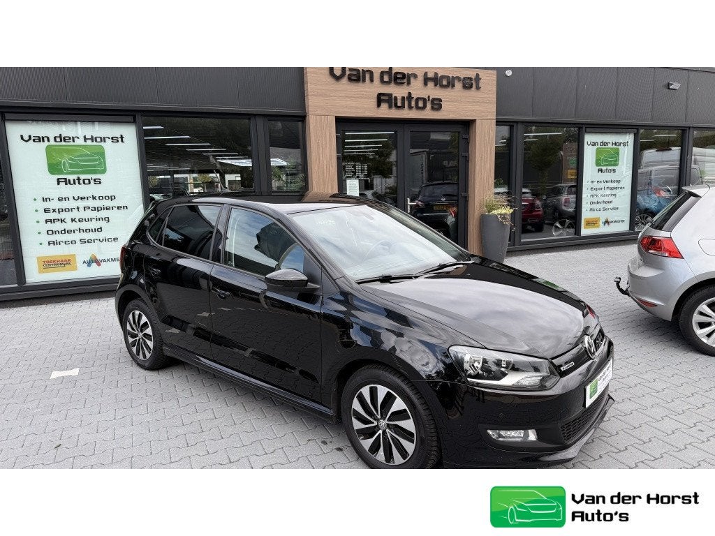 Volkswagen Polo 1.0 BlueM. Con. Ser. (bj 2016), Auto's, 95 pk, Zwart, Origineel Nederlands, Handgeschakeld