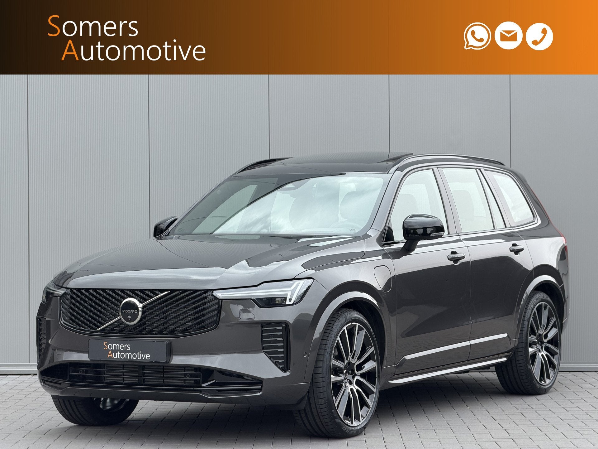 Volvo XC90 T8 Plug-in hybrid AWD Ultra Dark | Panorama | Luc, Dealer onderhouden, Gebruikt, 4 cilinders, 1969 cc