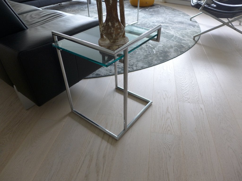Stoutenbeek bijzettafel - 2 stuks beschikbaar (prijs p/st), Minder dan 55 cm, Gebruikt, Modern Design, Metaal of Aluminium