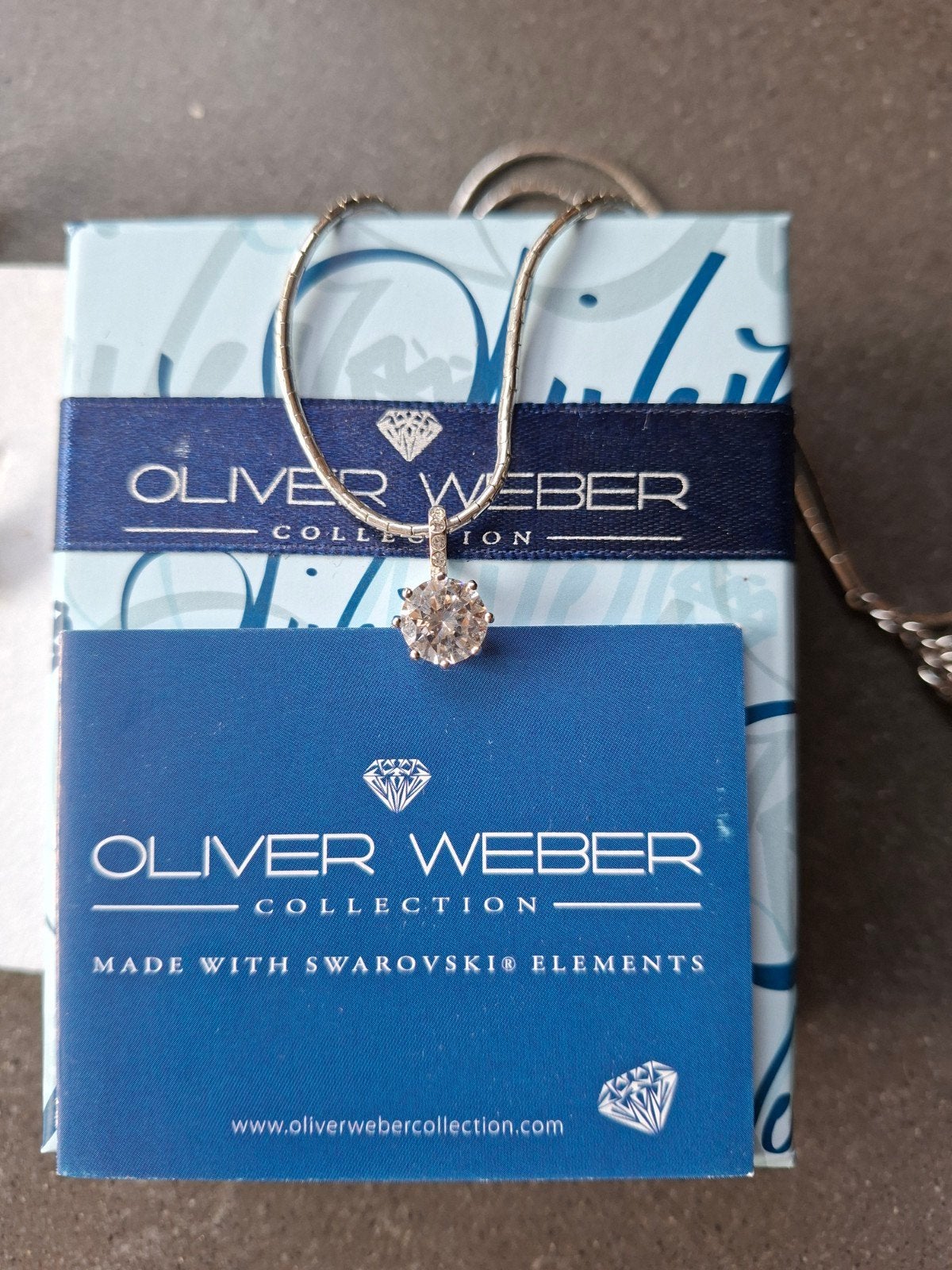 Oliver Weber Collection Swarovski Elements Sieradenset, Met kristal, Overige materialen, Ophalen of Verzenden, Zo goed als nieuw