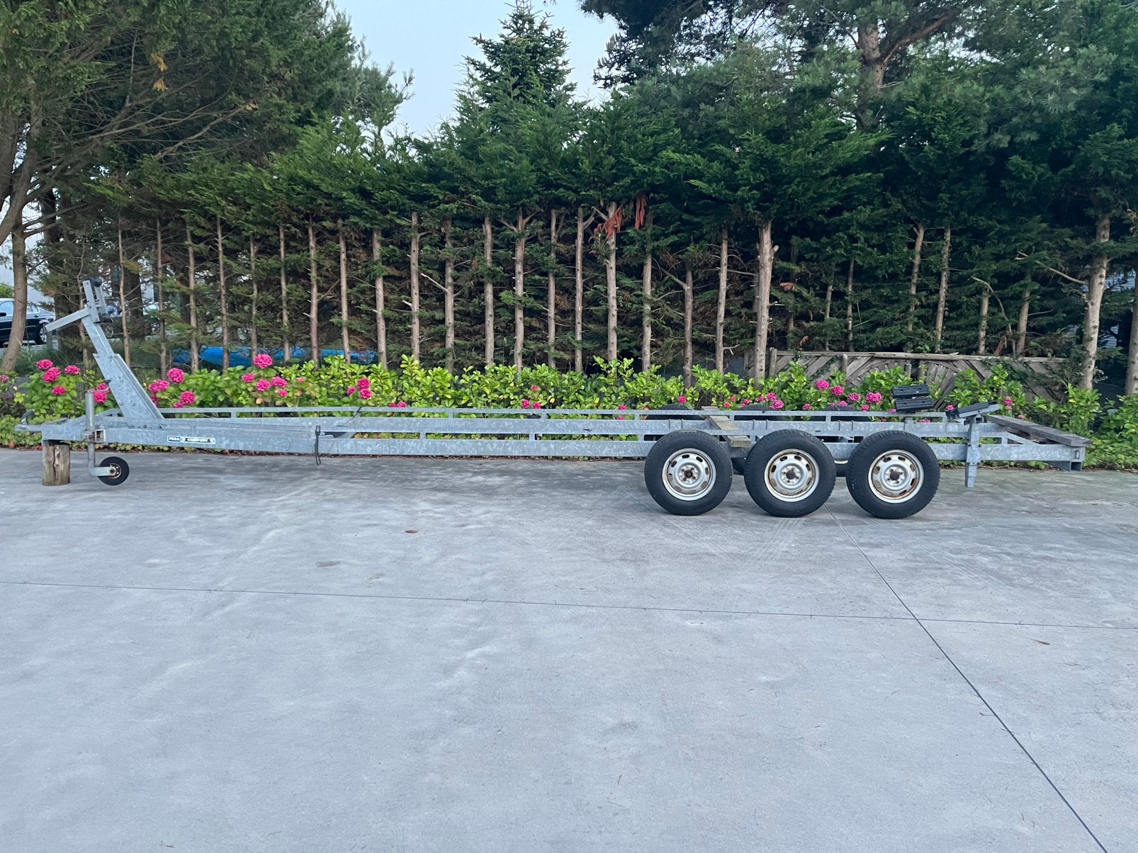 PEGA Comfort stallingstrailer / boottrailer  3000 kg, Gebruikt, 6 tot 9 meter, Ophalen of Verzenden, Stallingstrailer