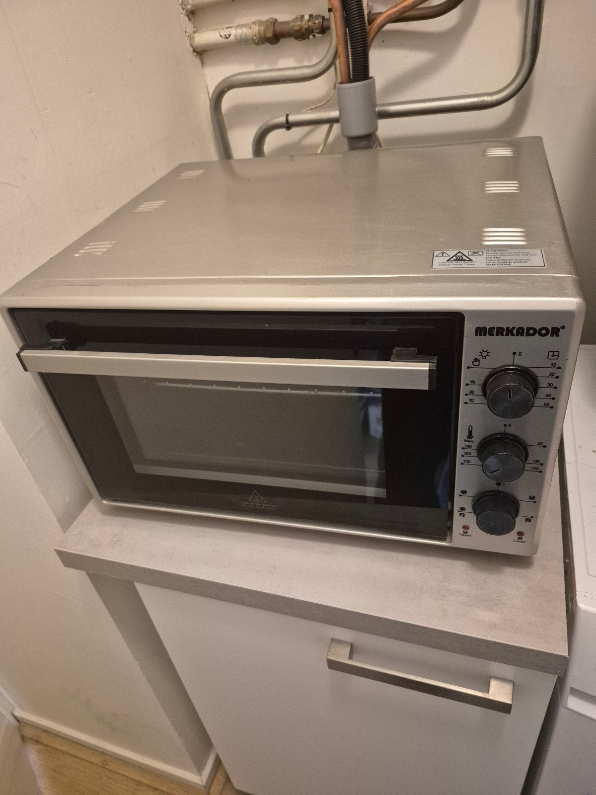 Merkador Vrijstaande Oven - 40 tot 65 Liter Inhoud, Ophalen, Minder dan 45 cm, Overige merken, Oven