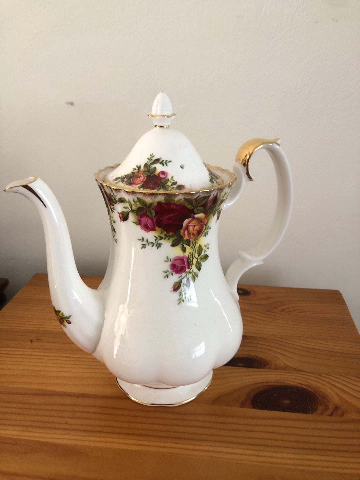 Royal Albert Old Country Roses Koffiepot met Deksel, Ophalen of Verzenden