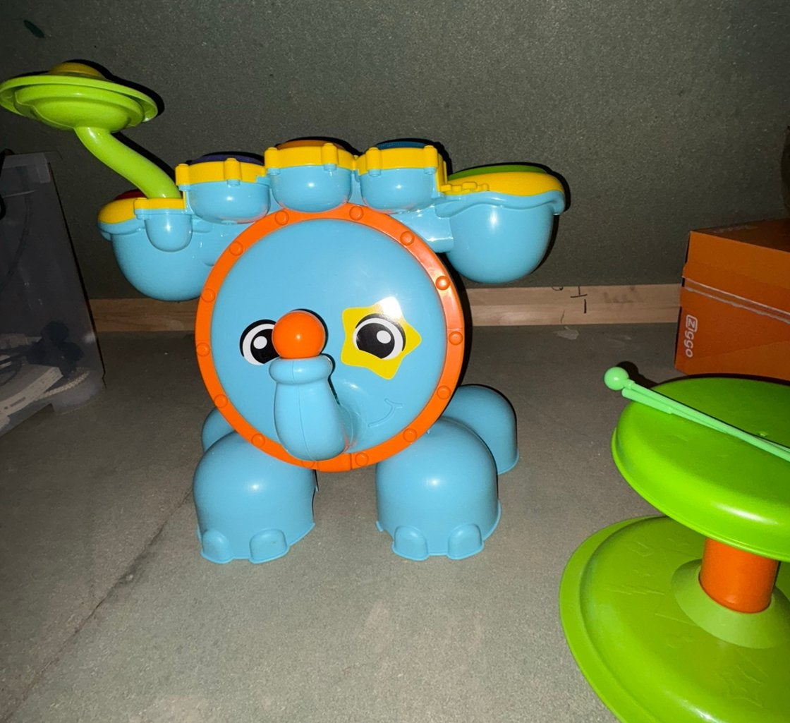 Vtech drumstel, Kinderen en Baby's, Ophalen, Zo goed als nieuw
