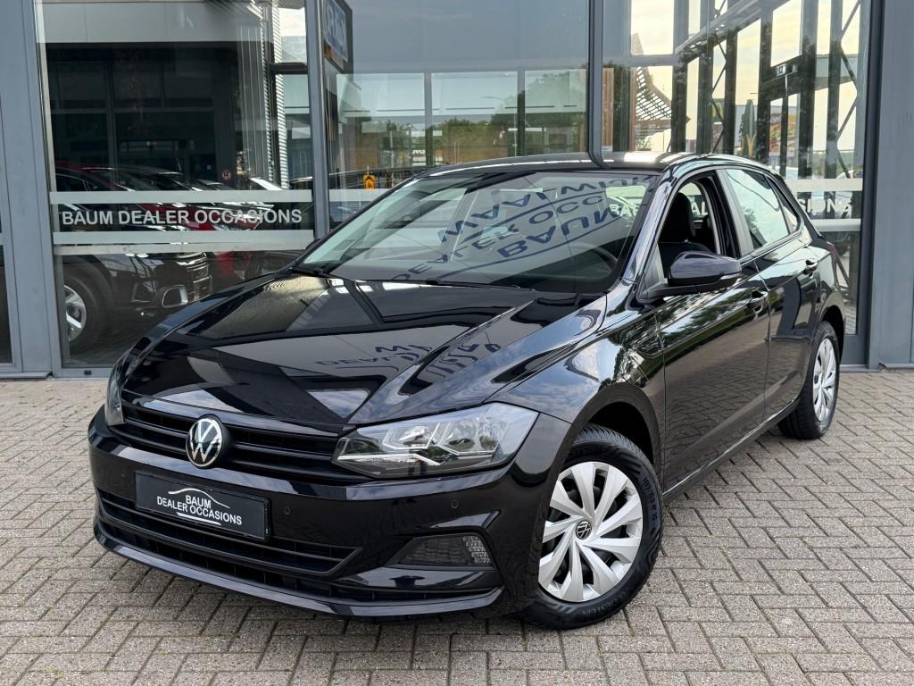 Volkswagen POLO 1.0 MPI NAVI AIRCO PDC CRUISE CONTROL, 21 km/l, Euro 6, Zwart, Bedrijf