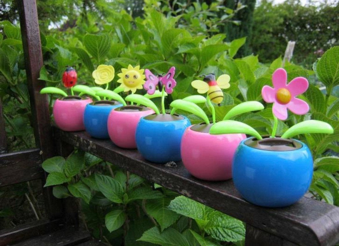 Dansende Solar Bloemen en Insecten, Ophalen of Verzenden, Nieuw