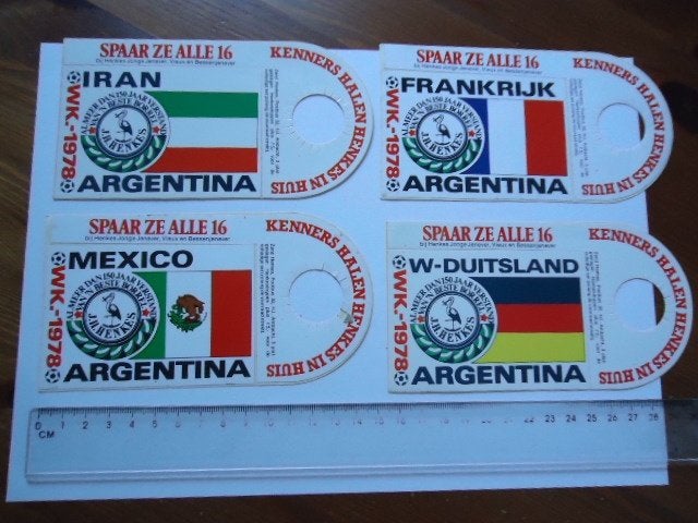 sticker 1978 WK Voetbal Argentina 78 Fifa worldcup henkes, Verzenden, Zo goed als nieuw, Sport