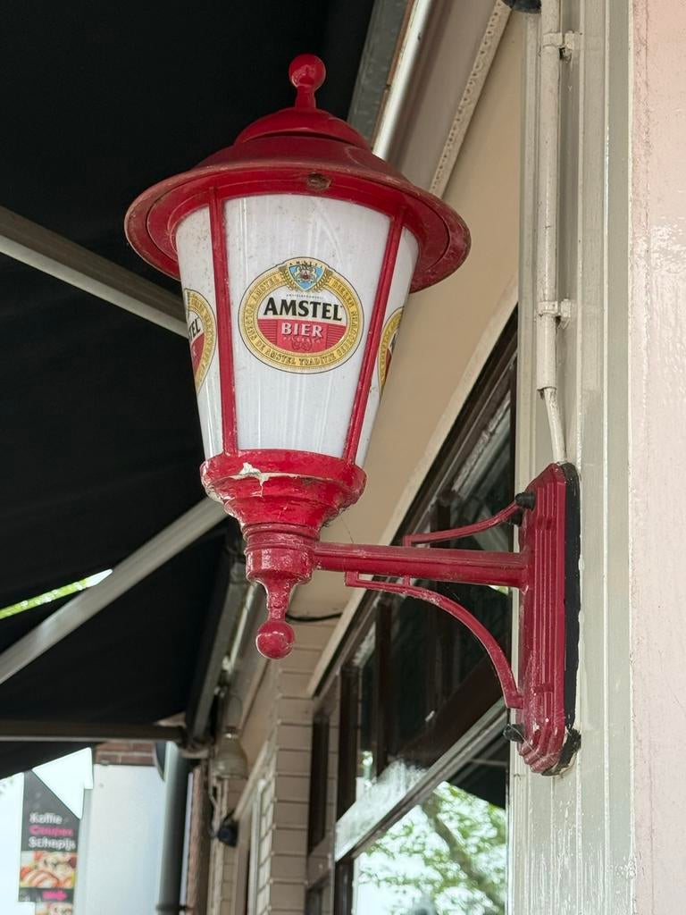 Vintage Amstel Bier gevelverlichting, Ophalen