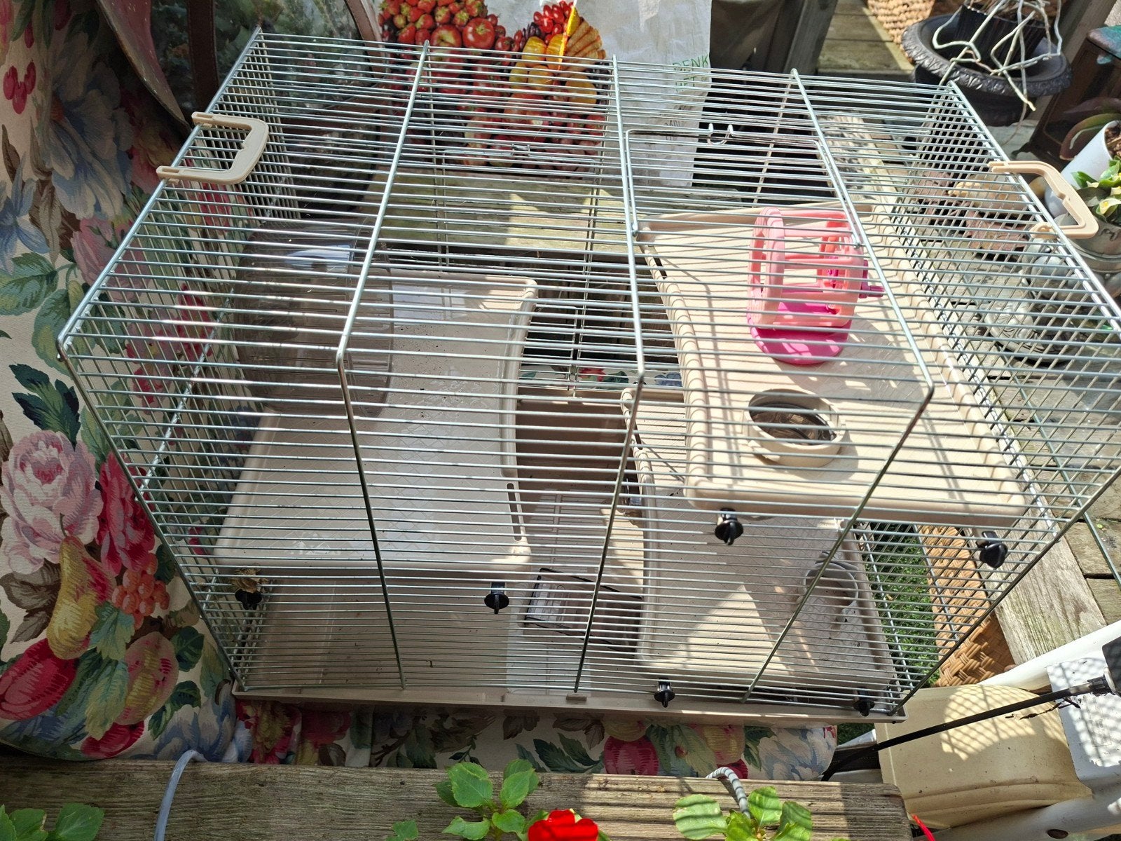 hamsterkooi, Dieren en Toebehoren, Ophalen, Zo goed als nieuw, Metaal, Vogelkooi