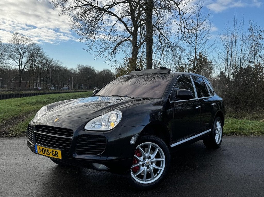 Porsche Cayenne 4.5 Turbo Youngtimer/Pano/451Pk/Luxe, Auto's, Porsche, Automaat, Cayenne, 8 cilinders, Zwart