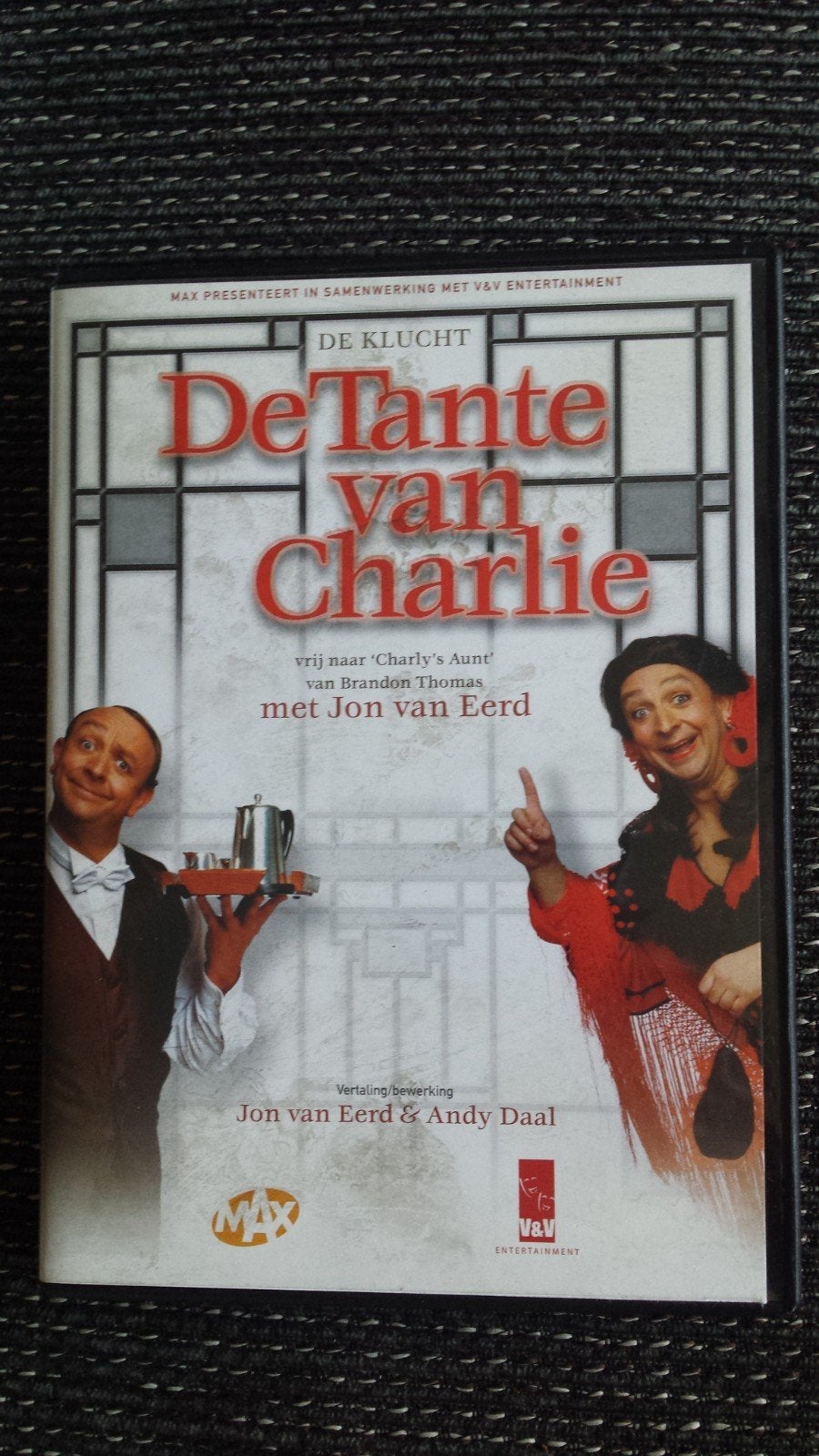 De tante van charlie John van eerd in perfecte staat, Cd's en Dvd's, Stand-up of Theatershow, Overige artiesten, Zo goed als nieuw