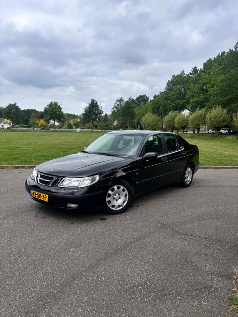 Saab 9-5 2.0 Turbo Sedan 2004 Zwart | NIEUWE APK | HIRSCH |, Auto's, Saab, Voorwielaandrijving, 1800 kg, 4 cilinders, Zwart