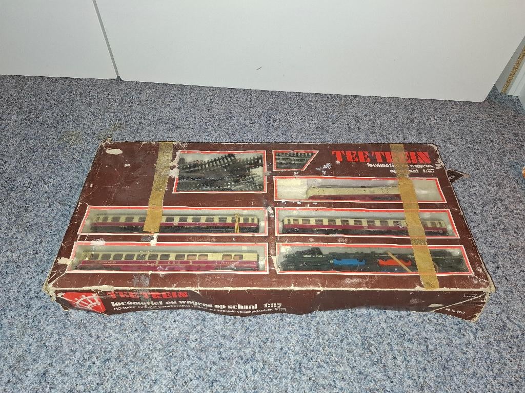 Lima (Italy) H0 TEE trein set met extra spoor, Hobby en Vrije tijd, Modeltreinen | H0, Wisselstroom, Ophalen of Verzenden, Analoog