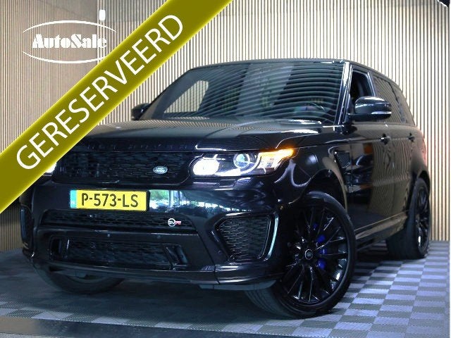 Land Rover Range Rover Sport 5.0 V8 Supercharged SVR Carbon, Automaat, Zwart, Bedrijf, Vierwielaandrijving