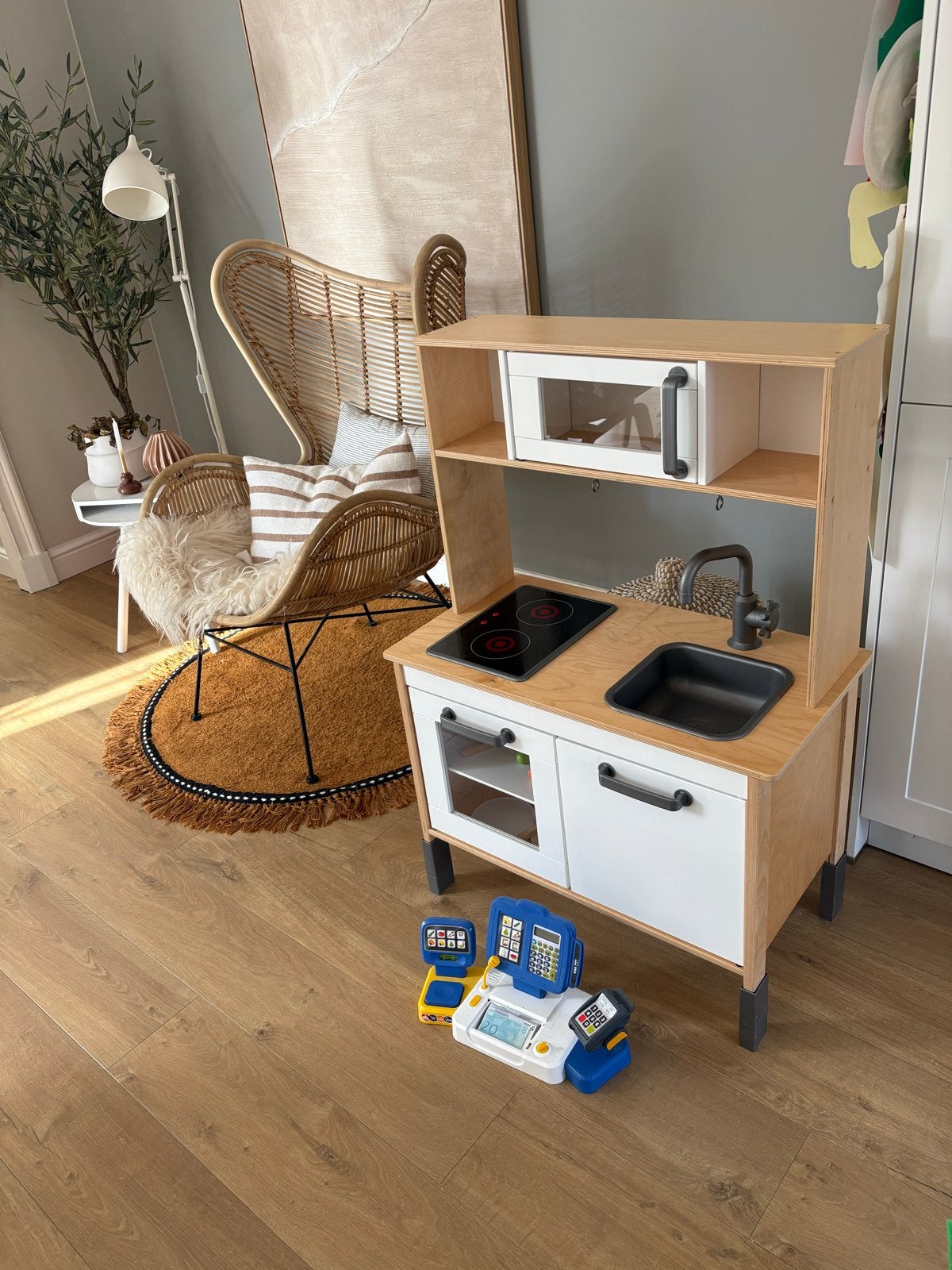 Ikea Speelkeuken met Kassa en Accessoires, Ophalen, Zo goed als nieuw, Hout, Speelkeuken