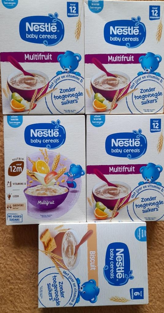 Nestlé  babypap 6 maanden en 12 maanden, Ophalen of Verzenden, Nieuw, Overige typen