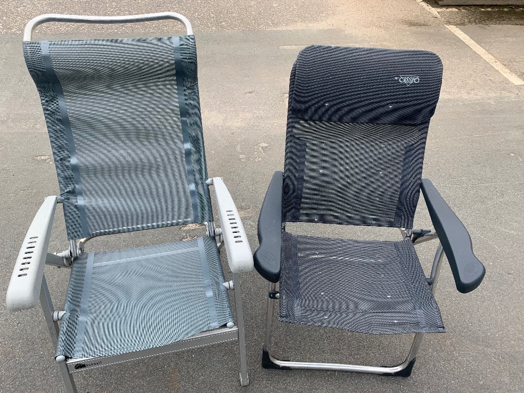 2 Campingstoelen, Ophalen, Gebruikt, Campingstoel