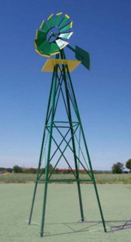 Uniek Grote USA-Design Windmolen Kogelgelagerd! 2.50m Groen, Ophalen of Verzenden, Nieuw