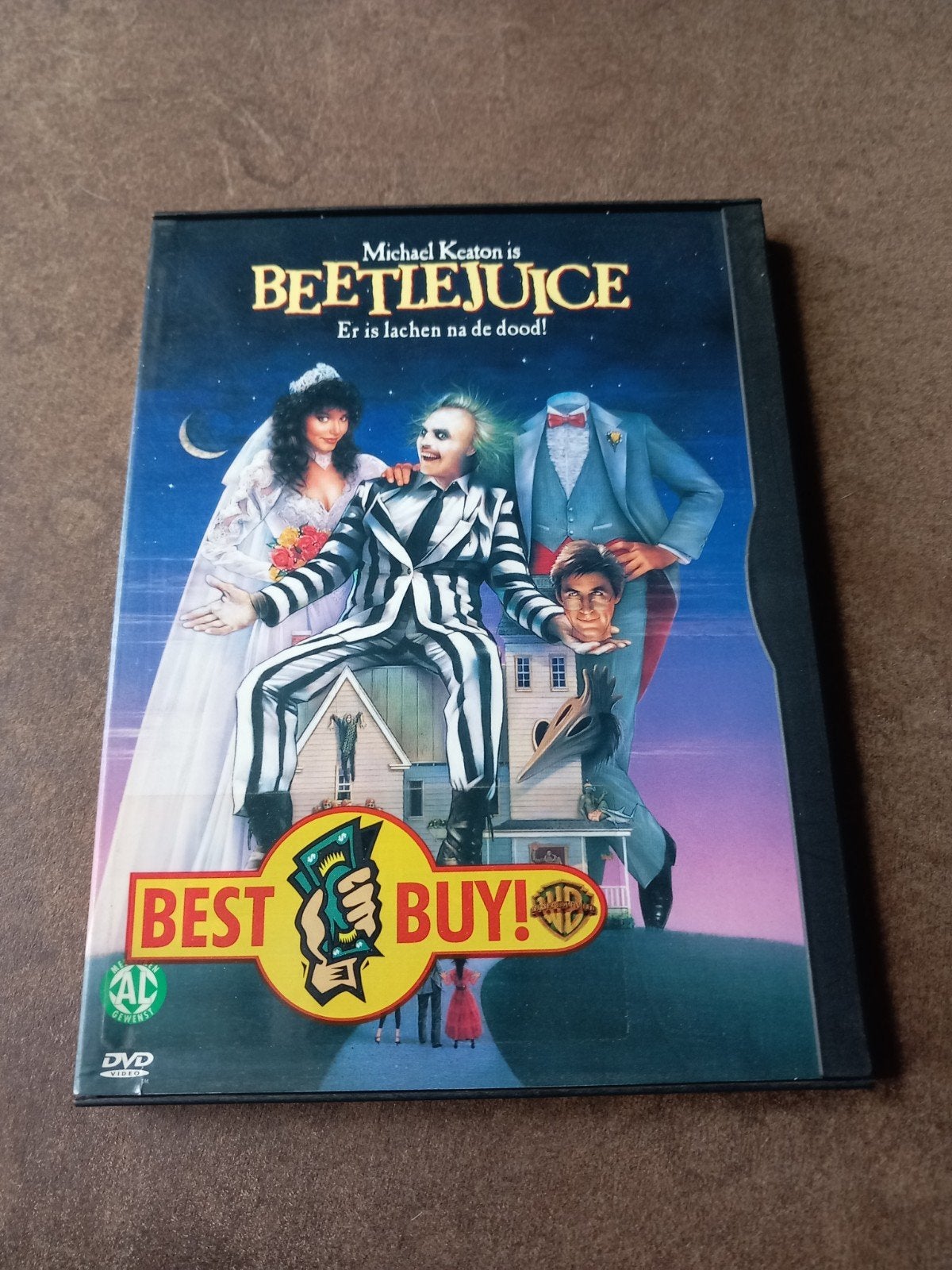Beetlejuice DVD - Klassieke komedie van Tim Burton, Nederlands, Ophalen of Verzenden, Vanaf 12 jaar, Inclusief doosje