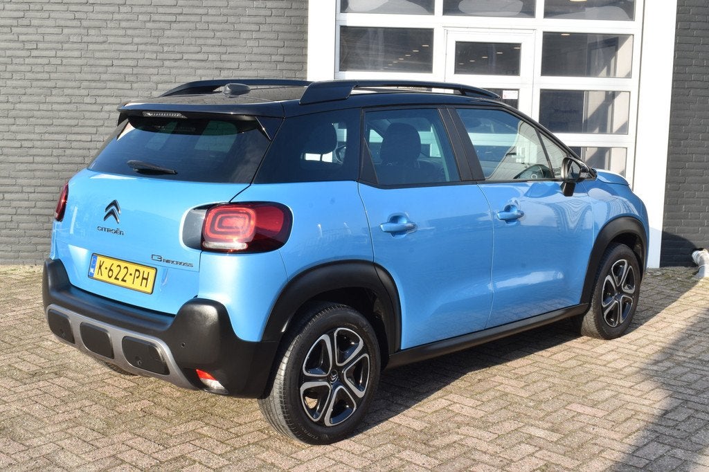 Citroën C3 Aircross PureTech 110 Feel Navi | Airco | Parkee, Gebruikt, 1199 cc, Blauw, Automatische klimaatregeling