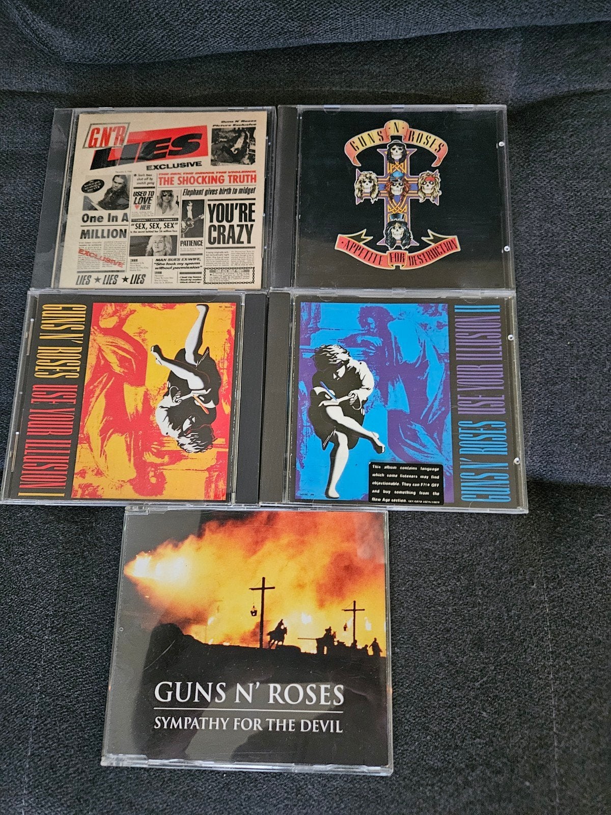 Guns N' Roses CD Collectie - 5 Albums, Rock, Gebruikt, Ophalen of Verzenden, Inclusief doosje