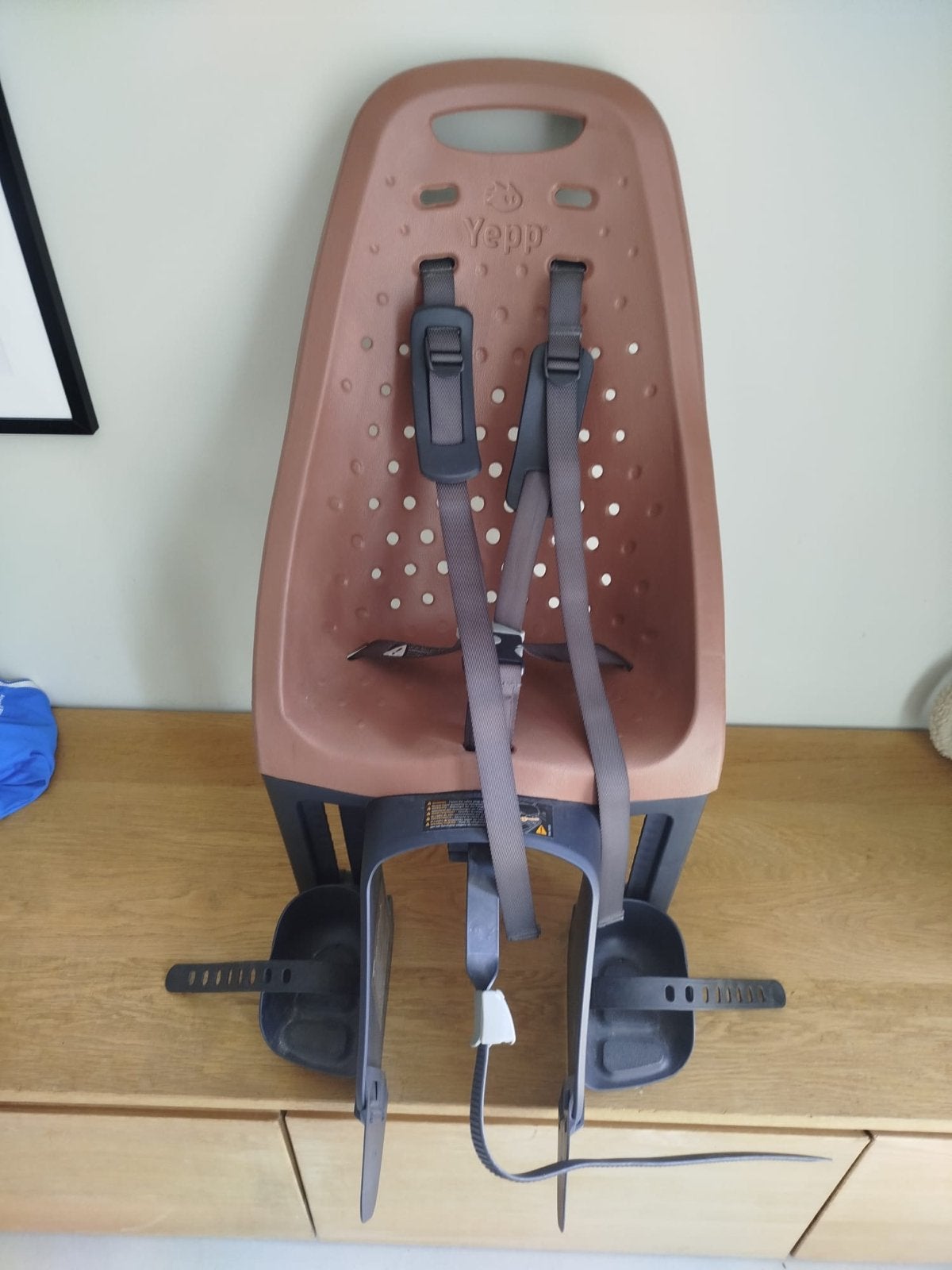 Yepp Achterzitje Fietsstoeltje, Achterzitje, Ophalen, 15 t/m 25 kg, Gebruikt