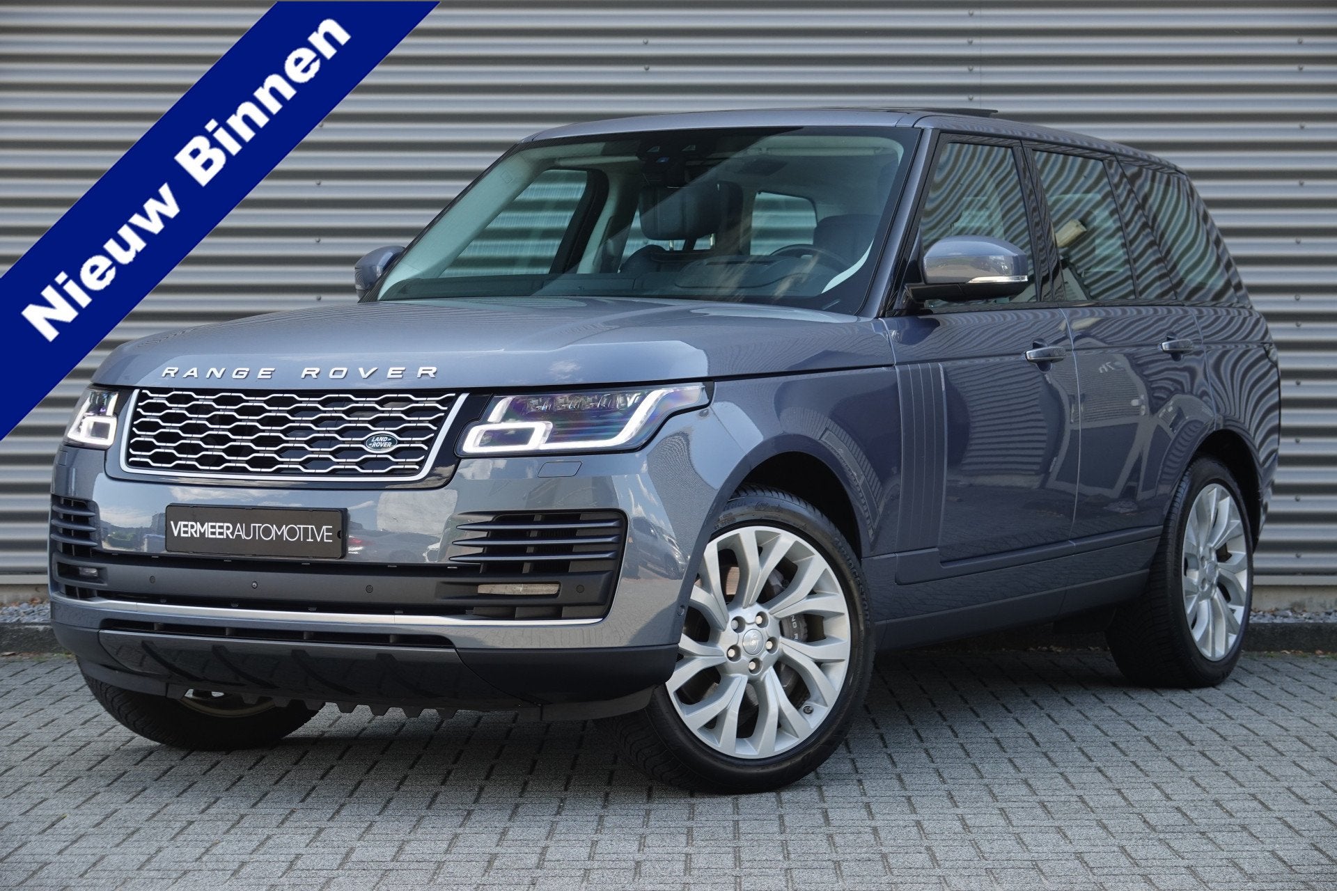Land Rover Range Rover 2.0 P400e Autobiography | Pano | Mass, Auto's, Land Rover, Gebruikt, 4 cilinders, Blauw, 2500 kg