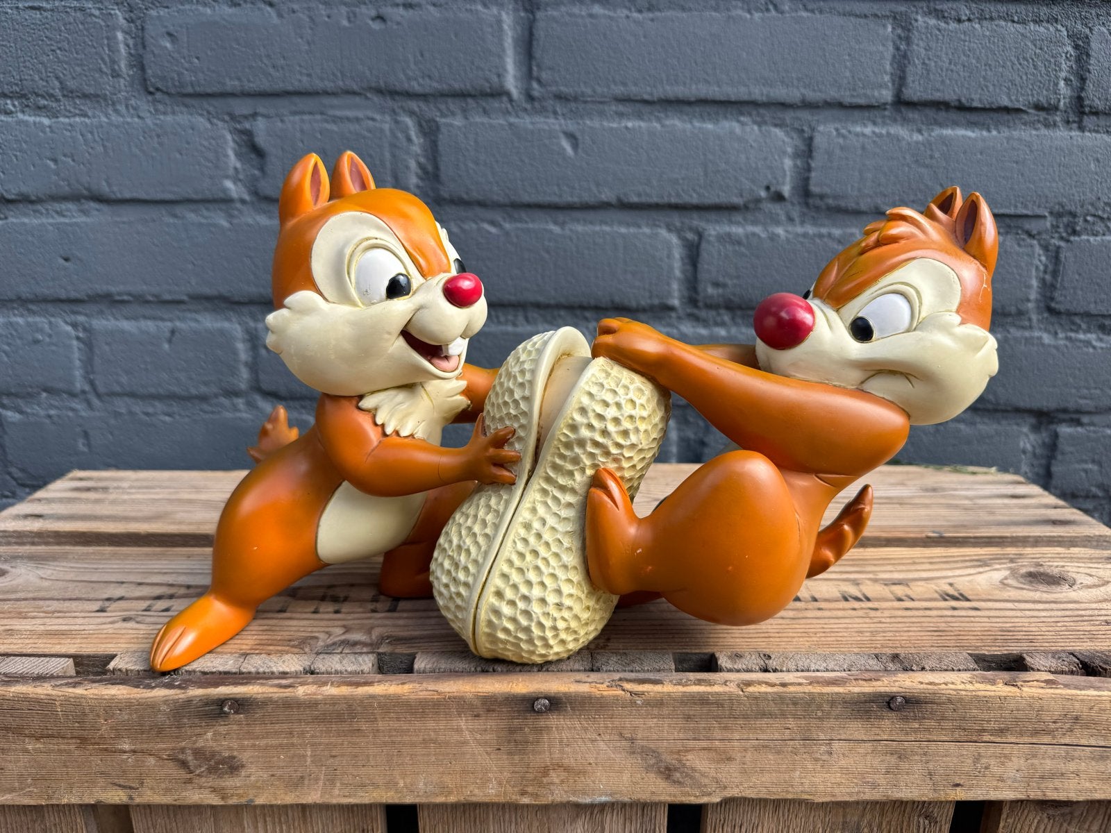 Vintage Disney Knabbel & Babbel Pinda Beeldje, Verzamelen, Ophalen of Verzenden, Overige figuren, Gebruikt, Beeldje of Figuurtje