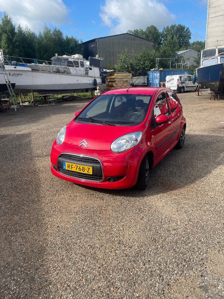 Citroën C1 1.0 5-DRS 2010 Rood, Voorwielaandrijving, Stof, Zwart, 4 cilinders