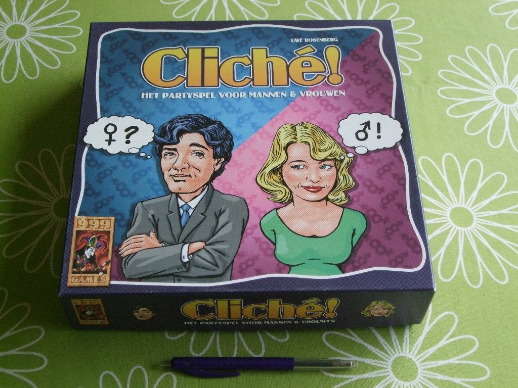 Cliché - het partyspel voor mannen & vrouwen, Drie of vier spelers, Ophalen of Verzenden, Zo goed als nieuw